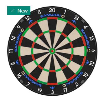 Mission Samurai 4 Dartboard (White)