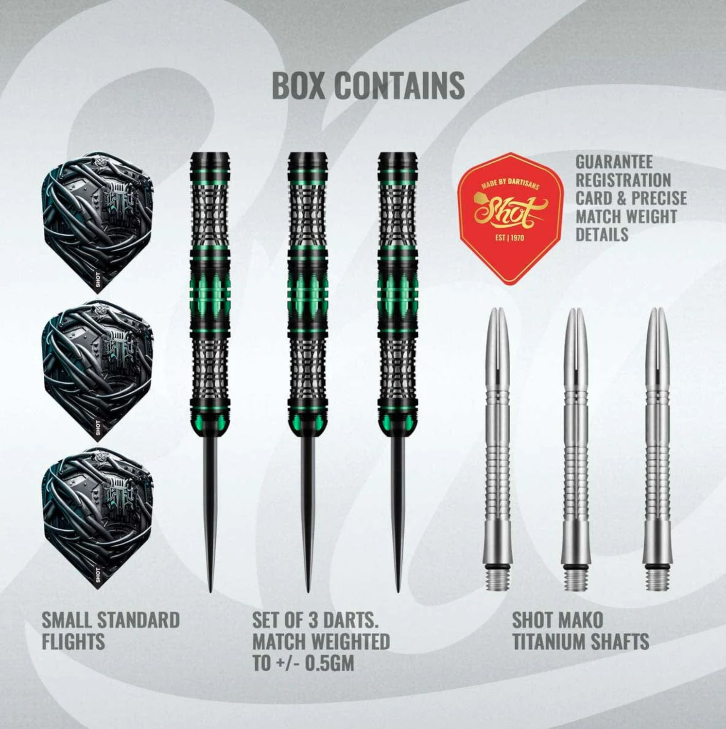 AI Cyberpunk Steel Tip Dart Set-90% Tungsten Barrels