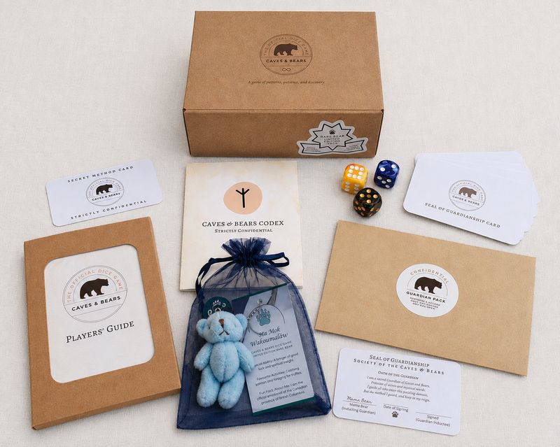 Caves &amp; Bears Dice Game - Rare Bear Limited Edition