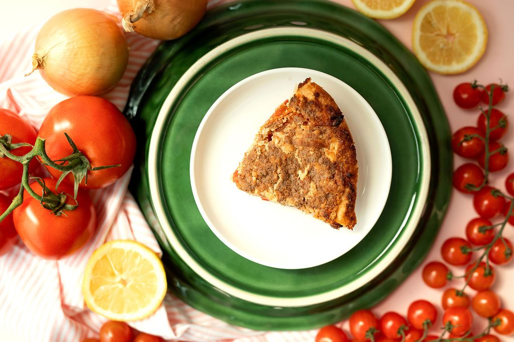 Tomato &amp; Basil Quiche (6")