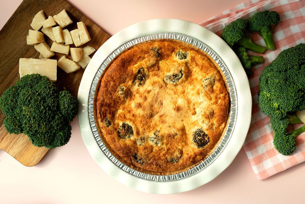 Broccoli &amp; Cheddar Quiche (6")