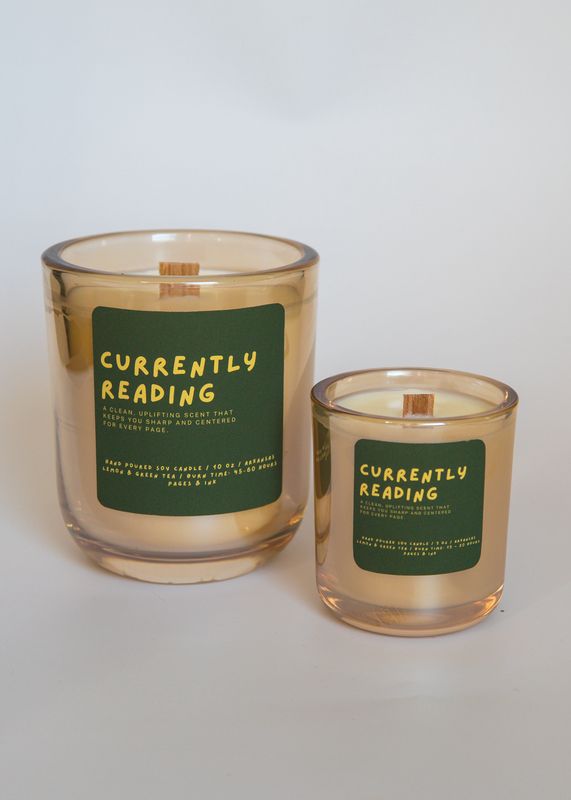 Currently Reading: Lemon &amp; Green Tea Candle