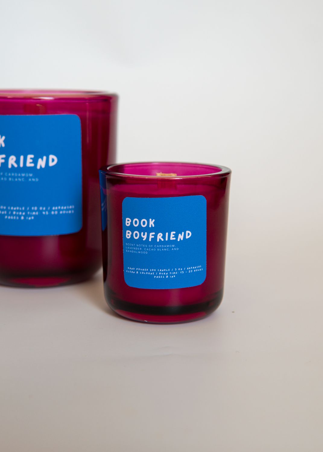 Book Boyfriend: Sandalwood Candle, Size: 3 OZ