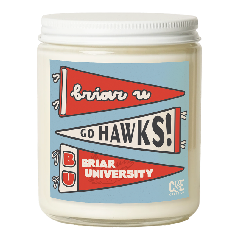 Briar U Pennants Candle - Off Campus