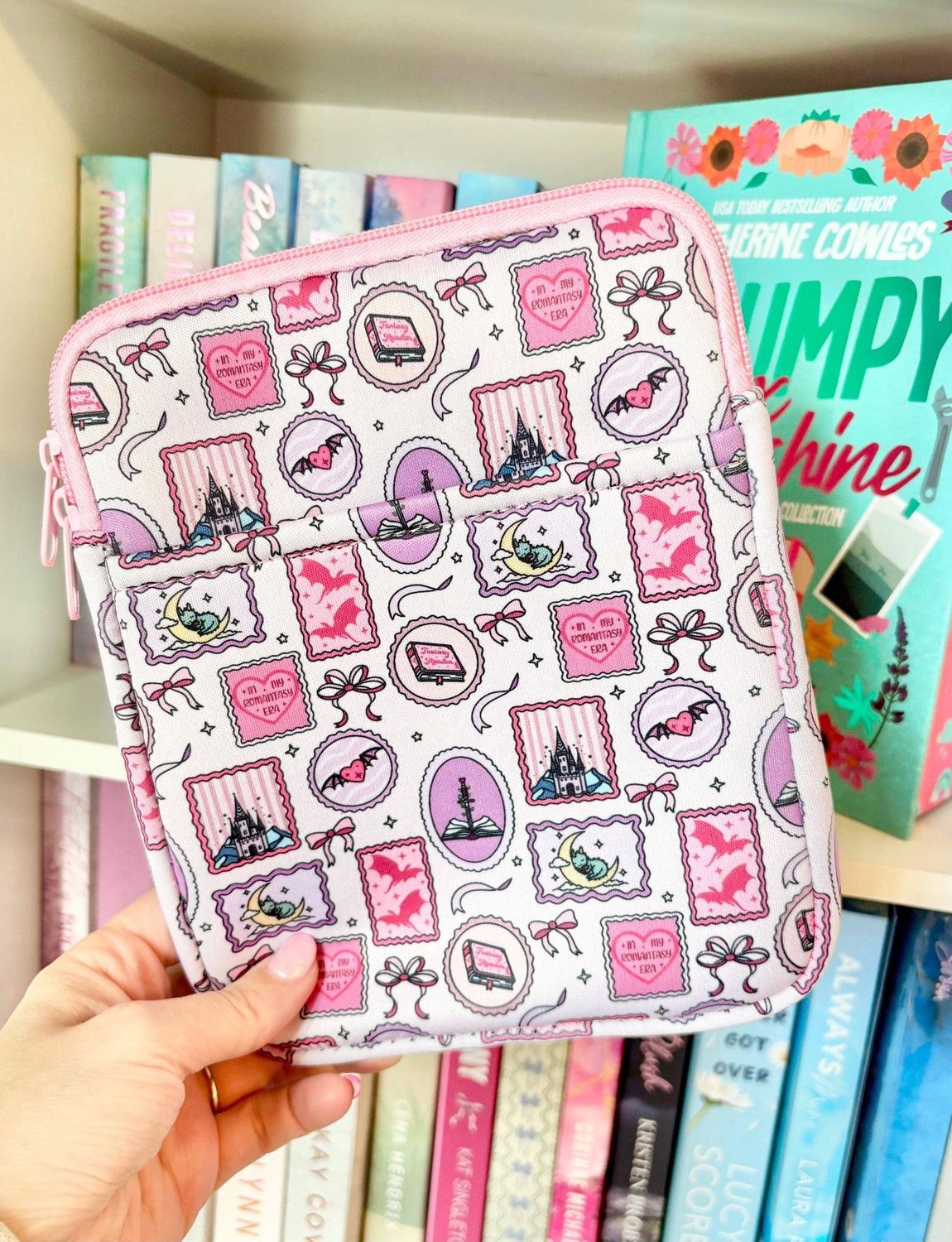 Pink Romantasy Kindle Sleeve