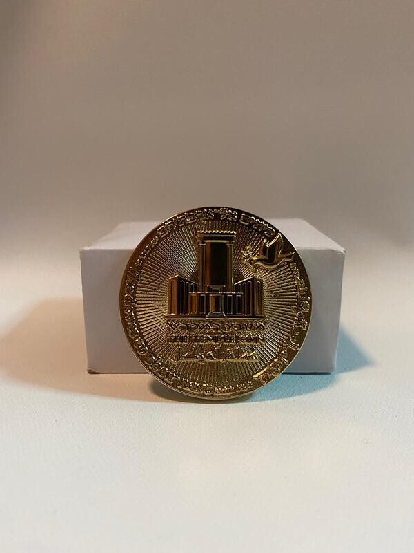 The 70 Years Israel Redemption Coin Gold Plated