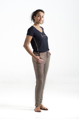 PARADISE - Broek met all-over print PARADISE - Broek met all-over print