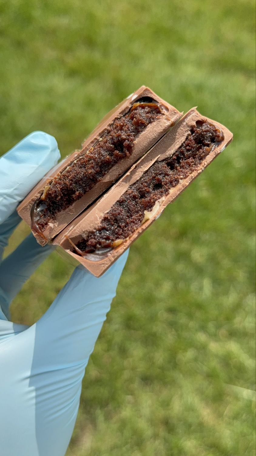 Salted Caramel brownie bar