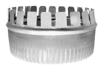 Sheet Metal Collar W/Crimp 8"