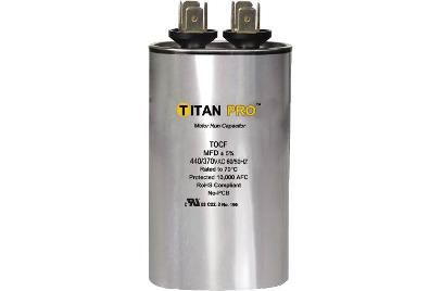 Titan PRO™ Motor Run Capacitor Oval 7.5 Mfd