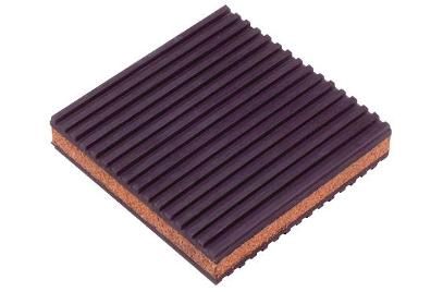 3x3 Rubber / Cork Anti-Vibration Mounting Pad 3x3
