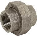 1" Black Iron Union