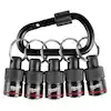 5-Piece Hex Bit Holder with Carabiner