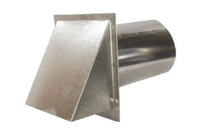 6" Galvanized Hooded Wall Vent