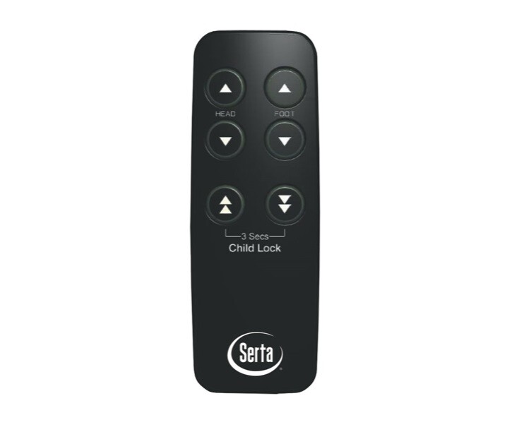 Serta adjustable 2024 bed remote
