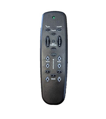 Remote Replacement Compatible with S-Cape E95 (E-95), Adjusta-Sleep, Certain Old Gen Craftmatic, WRLS 2 VIB, and Certain Contour Premier, Sleep Comfort, Eurosleep, Simmons Series 2000, or Craft 1