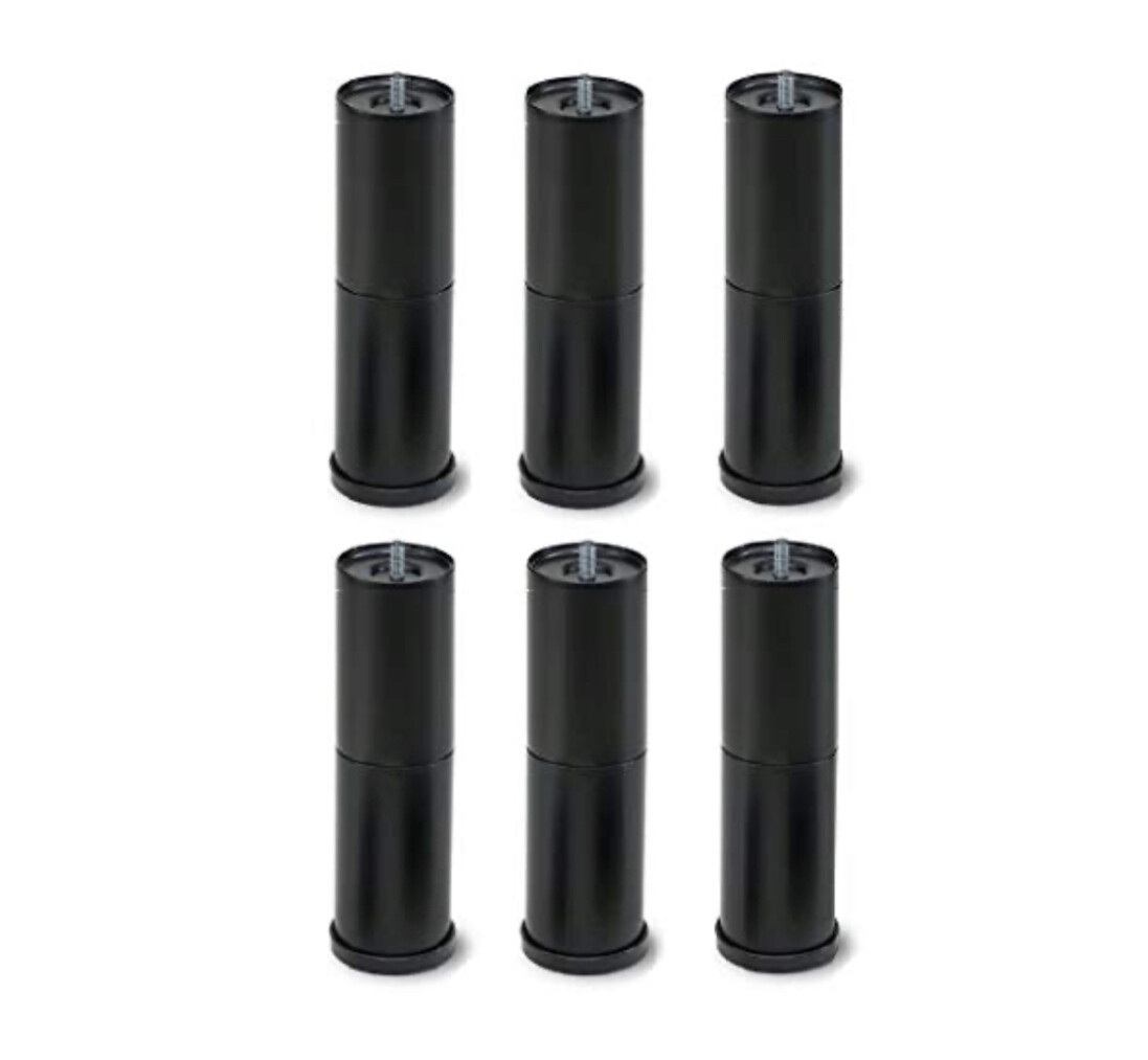 Reverie and Select MLily/Bedtech/Sunset New Gen Leg Kit OSO O200, O300, O300T, O400, and R400 3-in-1 Extra Height (6 Legs Total) KLG12d2n6