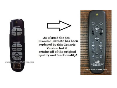 Leggett and Platt Old Gen Raven (New 3 Preset Version) MR2T8TVZG-PM Or Series V/ V Elite E95 Scape Remote- Mr2t