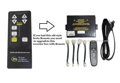 Serta Perfect Position 1st Gen Converter Kit w/New Remote, Plug and Adapters