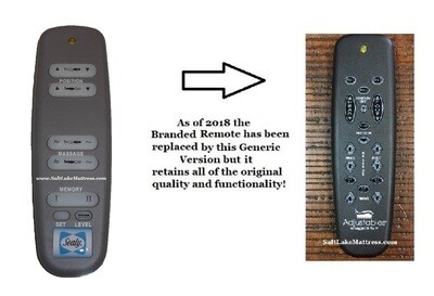 Replacement Remote Compatible with Sealy Old Generation Or Certain Old WRLS 2 VIB Dual Massage