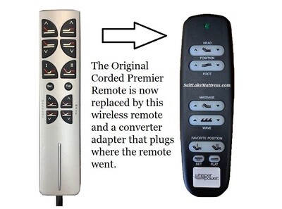 Linak Or Easy Rest Easyrest Premier Wired (Now New Wireless Version - See Pics) Remote and Wireless Adapter by Leggett and Platt (we Have A Few Corded Remotes Left. See The Listing Information Below.
