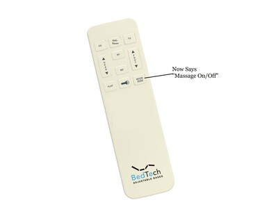 Replacement White Wireless Remote Compatible with BedTech BT2500 Or Genesis (Bed Tech 2500) Bases