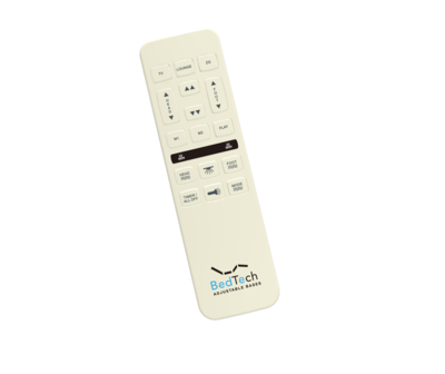Replacement Wireless Remote Compatible with BedTech BT3000 and Bt3000LP and Certain Richmat Flexeez Easy Rest Revive Living Spaces White Wireless Remote (Bed Tech 3000)