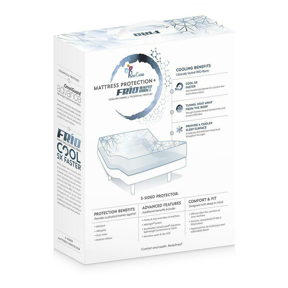 Waterproof and Breathable Mattress COOLING FRIO Fabric Cover Omniguard Advance