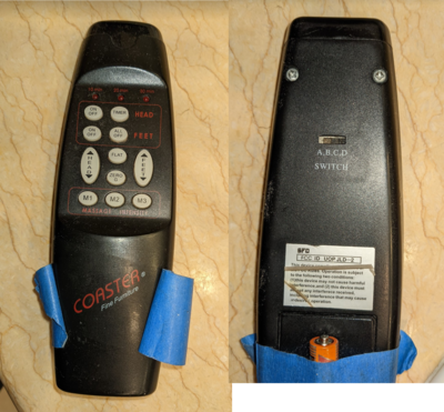 3 Pc Conversion Kit Replacement Remote Set Compatible with Coaster, Serta, or Ergomotion (4 Pin -New Black Version- 8 Pin Motor Cord For Head (Plus &amp; Play) and Lever Nut for Foot and Massage