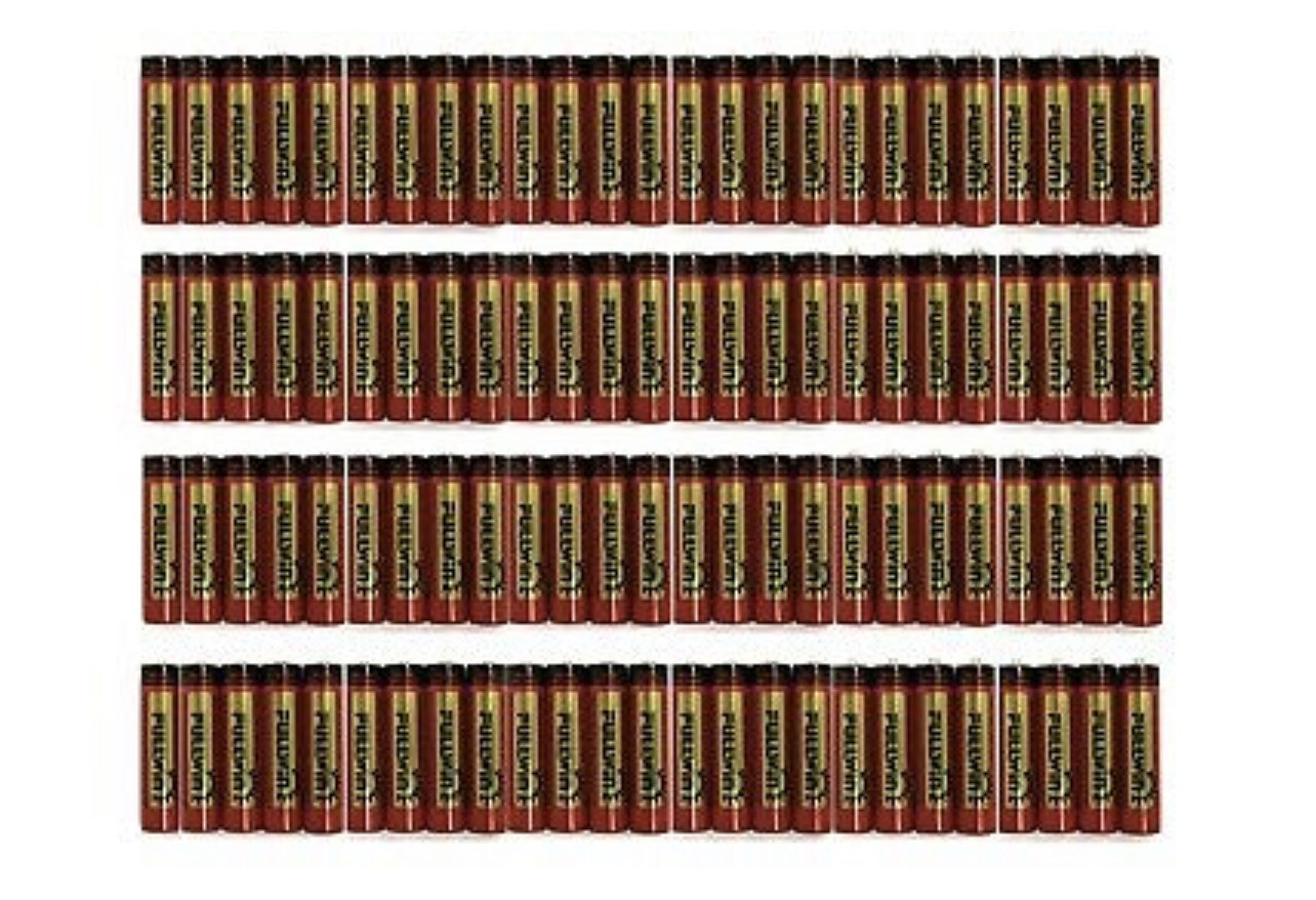Sealed In Packaging 100 Piece Brand New AAA Battery Set