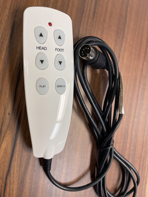Ergomotion 6 Button 5 PIN (not 7) Corded Remote