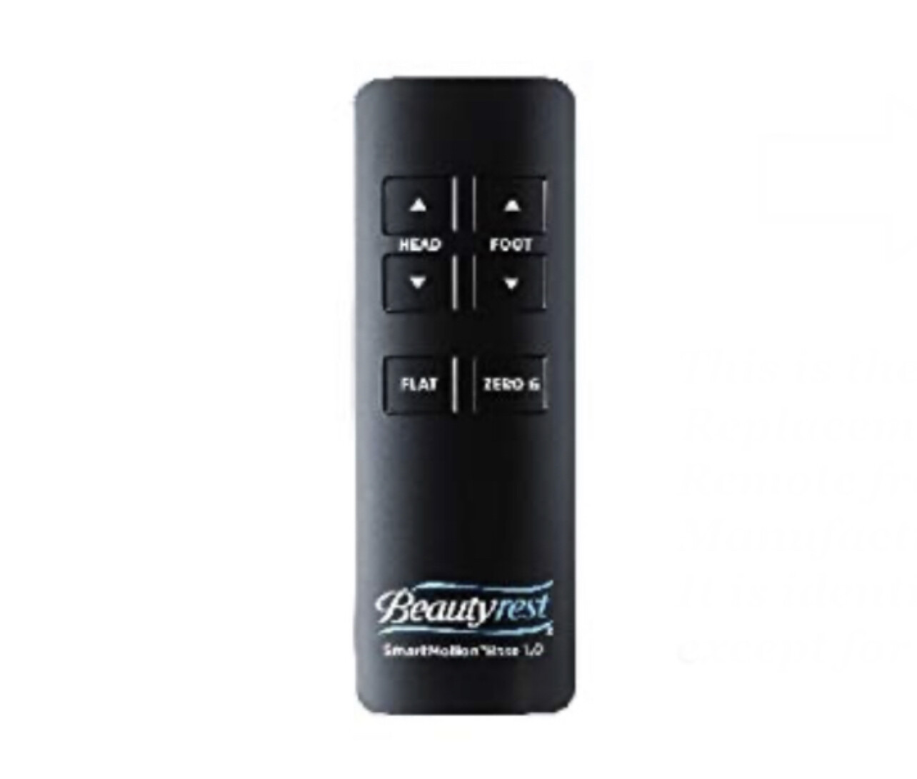 Replacement Remote Compatible with Beautyrest Smartmotion 1.0 (New Value Silver, White Or Black - See 3rd Picture For The Remote You’ll Get) Smart Motion