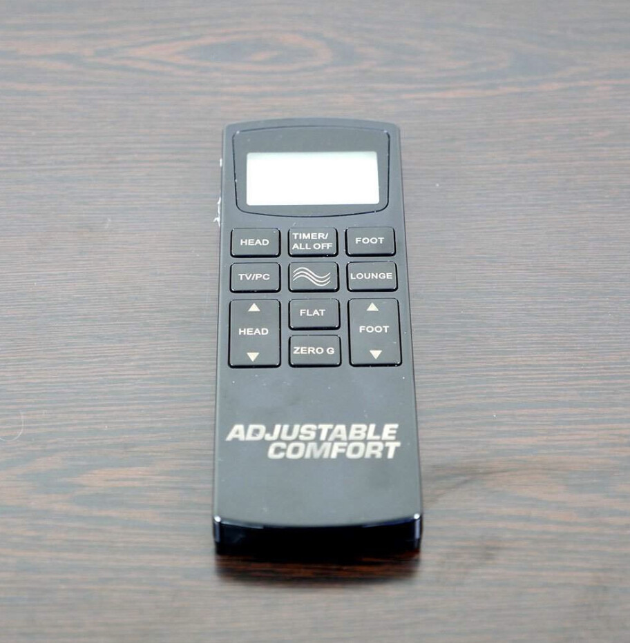 Adjustable comfort remote deals