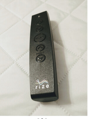 Conversion Kit (Non-Massage No-Presets Basic Model) Compatible with Reverie, Rize TRUWR-P2, Privia, or Craftmatic 4 Pin Bases- Replace lost/broken remotes. Backlit Controls and Flashlight