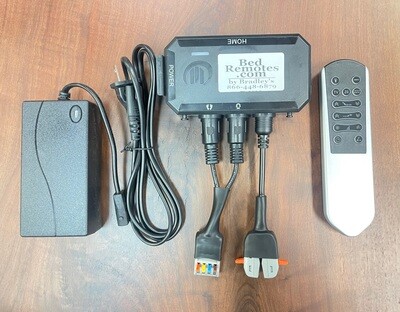 9 Button Plus Massage (13 Total) PREMIUM MODEL Remote/Universal Conversion Kit for Adjustable Beds (Most newer Beds- 24v-29v Motors) -Used for a lost/broken remote. Head Up/Down &amp; Foot Up/Down