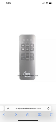 Serta Motion Plus Headboard Brackets Set (All Sizes) make sure to match the picture of the remote on the second page