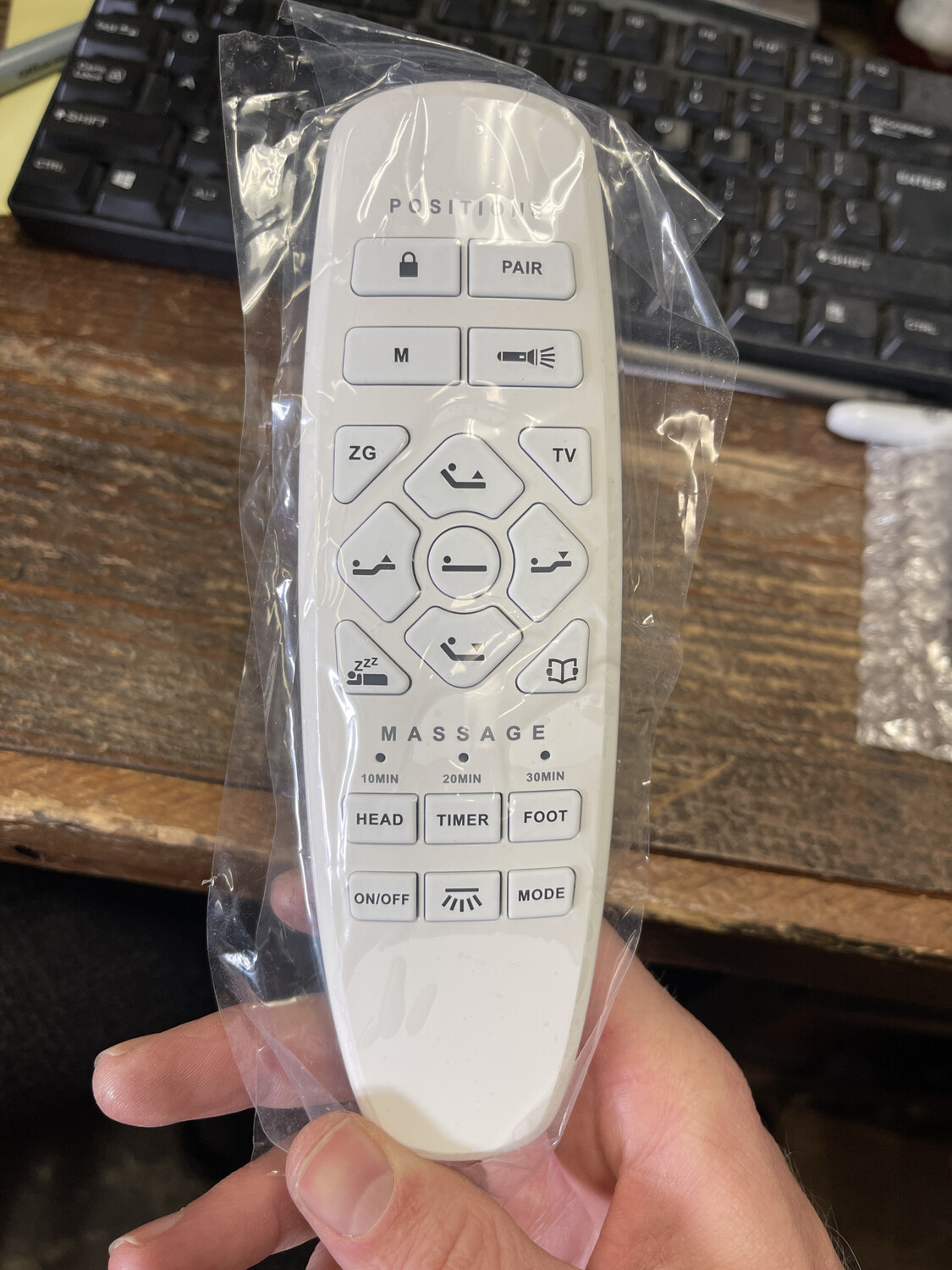 Okin RF 27.19.33 27.19.51, or 27.19.30 Wireless Remote Control With Massage- Must Match picture And Code Exactly 