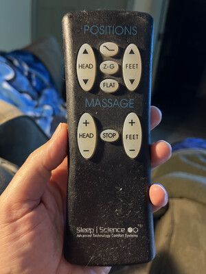 Ergomotion or Coaster Sleep Science (Must Match Photos) V400 4 Pin Numbered 1-4 (NOT 6) Remote Replacement