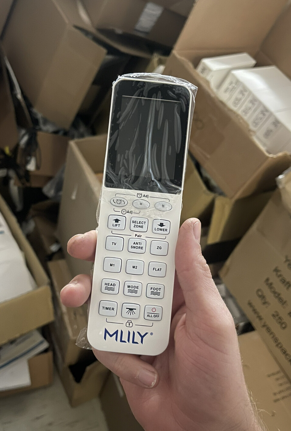MLily NE600S Deluxe Replacement Remote - With Pillow Tilt And Lumbar