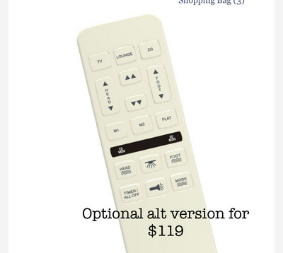 Leggett &amp; Platt Bas-X HFC Remote- Physical Button OEM HF Version Also Avail For $119- Ask For Info 