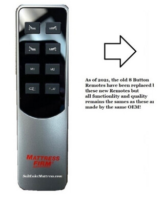 Replacement Remote Compatible with Mattress Firm En300 MF300 Series Richmat 8 Button White Version See Pics (Not Black and White Leggett Stand Up or Leggett 7 Button Top Line) Works With ML190 /NL200