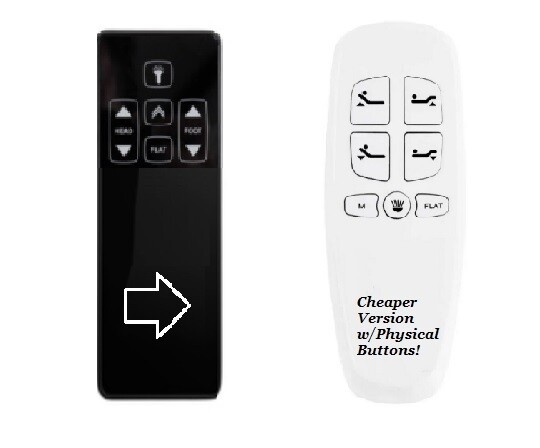S-cape (scape) Certain Model 300 Series Ideal HF Remote Compatible w Leggett Mattress Firm MFRM H-120 (Match Your Old Remote wthe Picture of the Rectangle Remote) You’ll Receive a White/Black Oval One