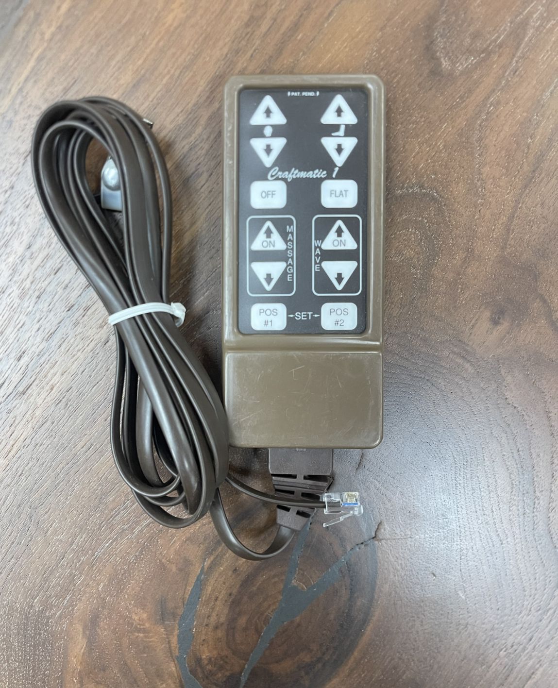 Corded Remote Compatible with Craft Craftmatic 1 Wired Contour Premier and E92 E-92 Beds - Discontinued, See The New E92 Option 