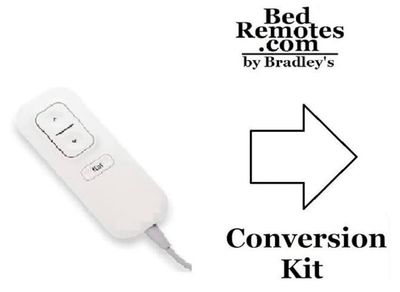 Replacement Conversion Kit (Must Switch Control Box- We Provide Instructions) Compatible w/Tempurpedic Ergo Up TES Bases-Used for a lost/broken remote. 8 Button Backlit Remote NO PRESETS/FLAT