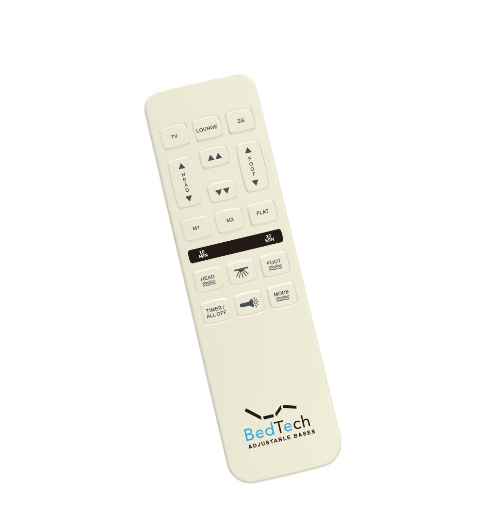 Replacement Wireless Remote Compatible with  BedTech BT3000 and Bt3000LP and Certain Model Richmat Easy Rest White Wireless Remote (Bed Tech 3000) See Pictures