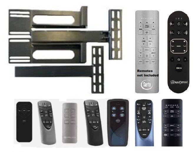 Replacement Headboard Bracket Set Remote Compatible with Beautyrest Luxury, Smartmotion, Ease 1.0/2.0/3.0/4.0, certain Ergo, and Beautyrest Advance All Sizes -Smart Motion