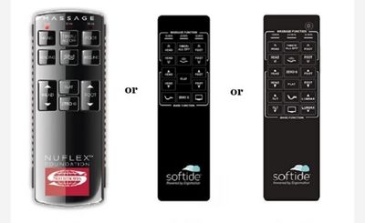 Ease, Serta Motion Essentials 1.0 or Motion Perfect 1.0 or Nuflex Softide Ergomotion 400 Series (New White Wireless Version) 2 Pc Conversion Kit Replacement Remote