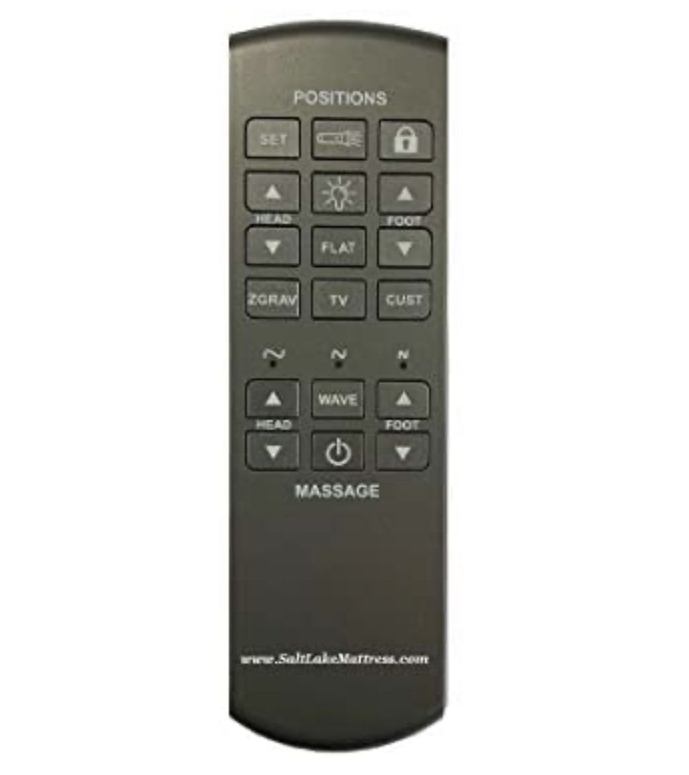Okimat 2 Okin Value Version Remote Compatible with New Gen Craftmatic/Comfort Base Remote, 258A Model Electropedic, or Saatva Lineal Bases- Must Match Back Of Old Remote Exactly w Oval Button 