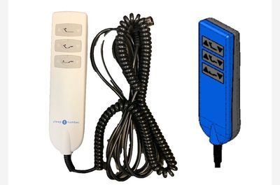 Leggett and Platt Replacement Remote Compatible with Old Blue Craftmatic, or Sealy Swingline Blue Wired Remote (Swing Line) - New Black Version