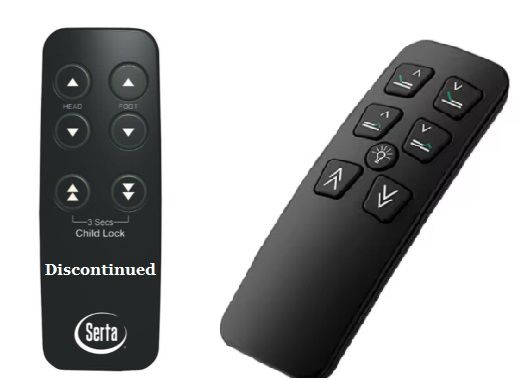 Serta Motion Slim or Leggett 100 Series (New Black w/Light Original MFG) Replacement Remote
